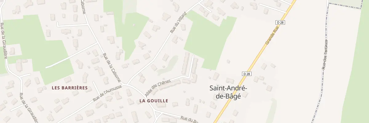 Plan du 75 All des Chenes à Saint-André-de-Bâgé