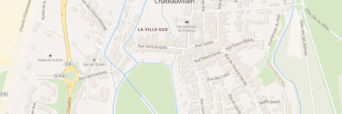 Plan du 11 Rue Saint-Jacques à Châteauvillain