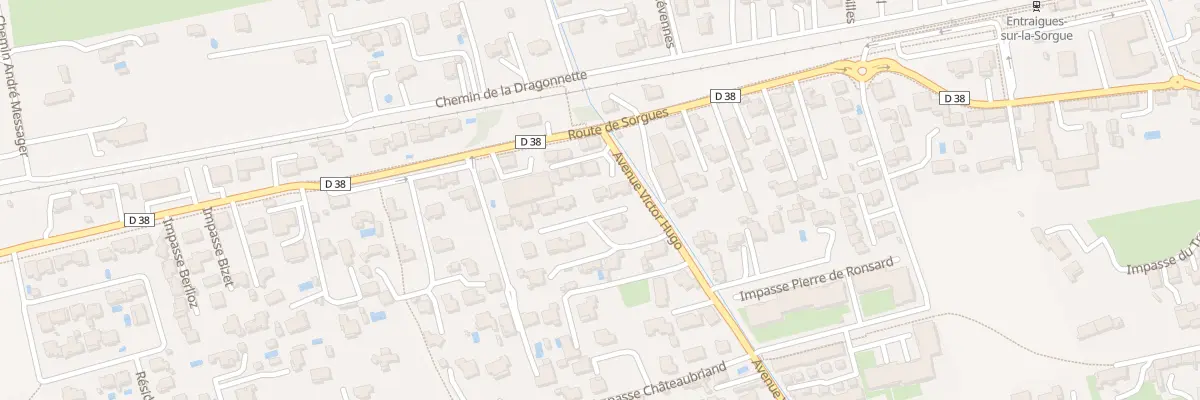 Plan du 84 Imp Jean Jacques Rousseau à Entraigues-sur-la-Sorgue