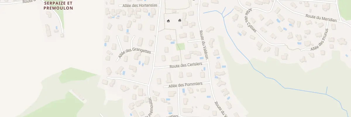 Plan du 5003 Rte des Cerisiers à Serpaize