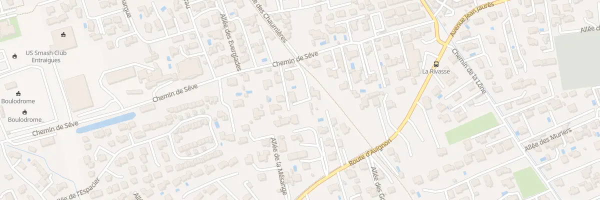 Plan du 305 Che de Seve à Entraigues-sur-la-Sorgue
