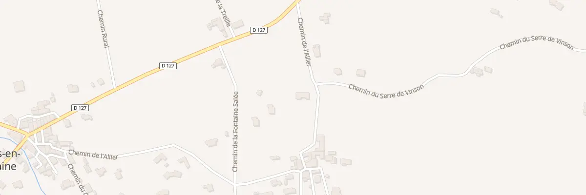Plan du 605 Chem de l’Allier à Portes-en-Valdaine