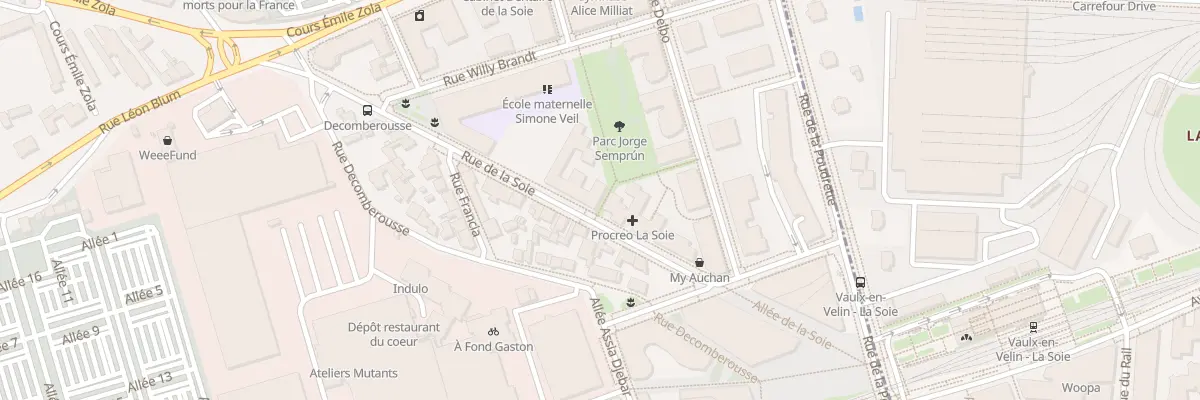 Plan du 23C Rue de la Soie à Villeurbanne