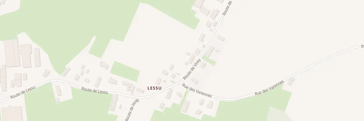 Plan du 146 Rte de Virey à Gergy