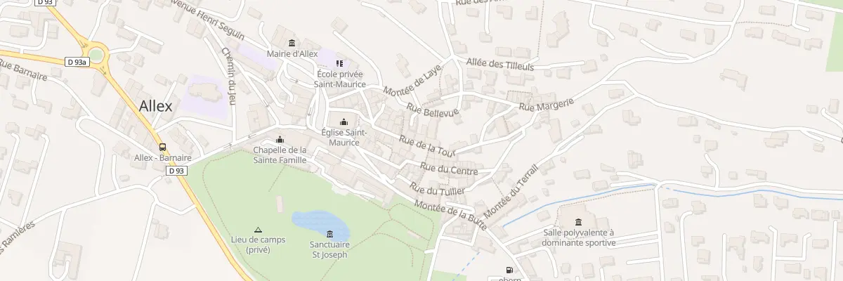 Plan du 5045 Le Village à Allex