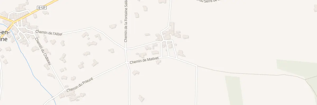 Plan du 95 Chem de Mativet à Portes-en-Valdaine