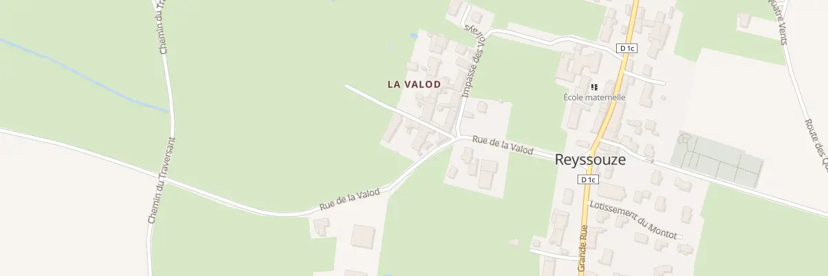 Plan du 37 Imp de l’Echaly à Reyssouze