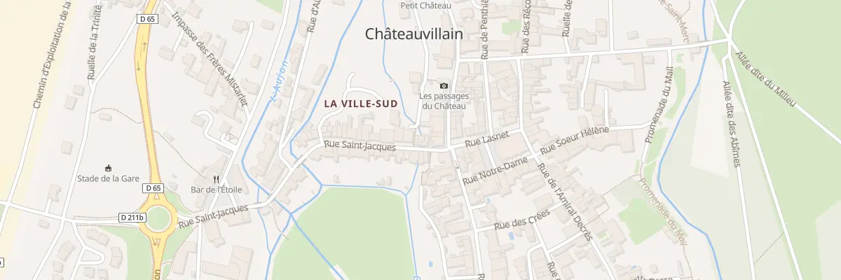 Plan du 2B Rue Saint-Jacques à Châteauvillain