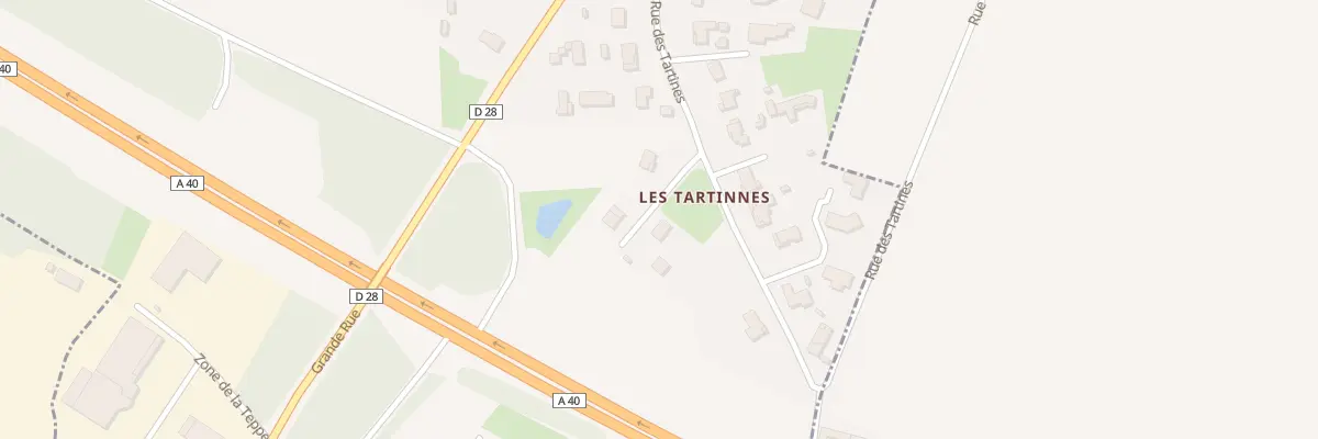Plan du 61 Imp des Tartines à Saint-André-de-Bâgé