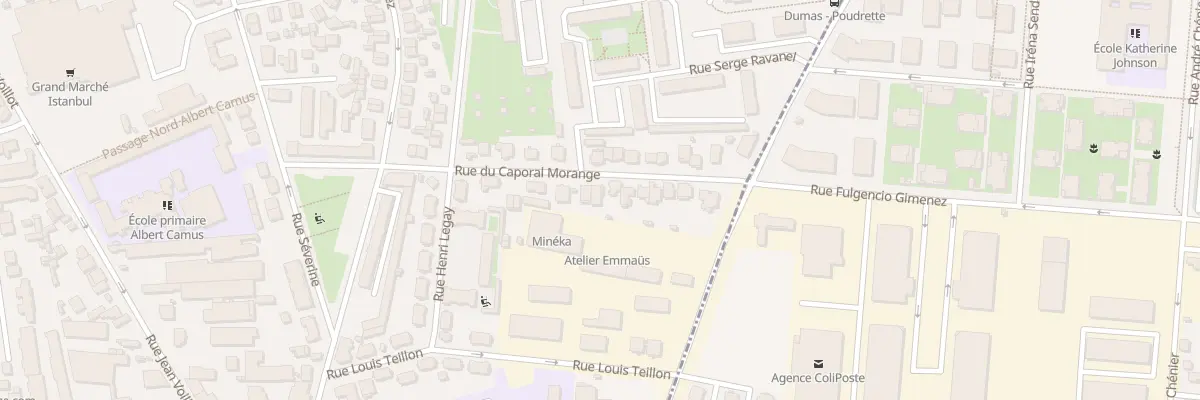 Plan du 18 Rue Caporal Morange à Villeurbanne