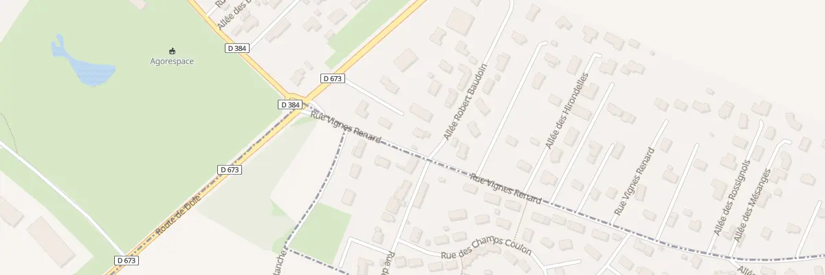 Plan du 1 Rue Vignes Renard à Châtenoy-en-Bresse