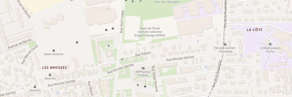 Plan du 7 Rue Edison à Villeurbanne