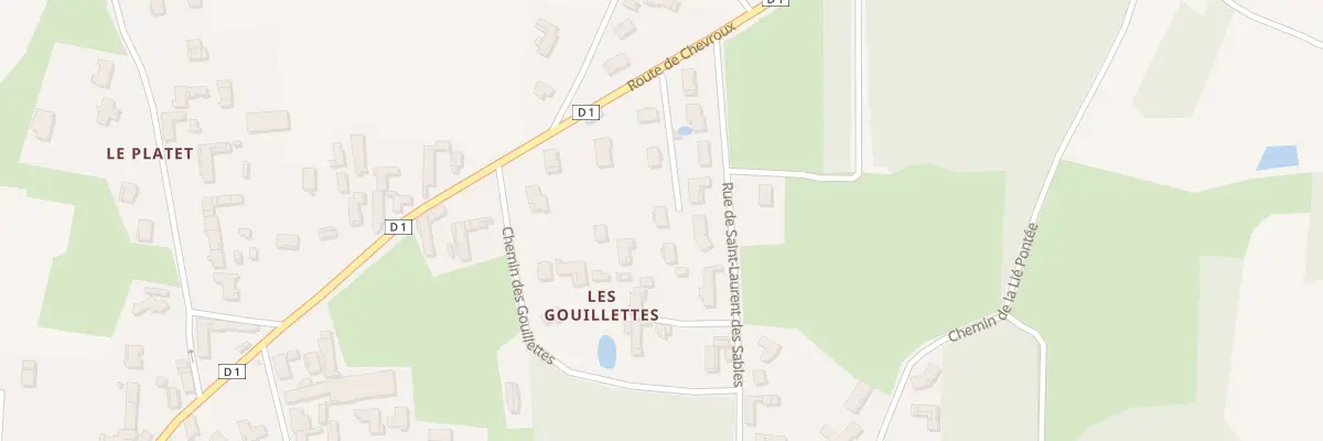 Plan du 5688 La Montee à Manziat