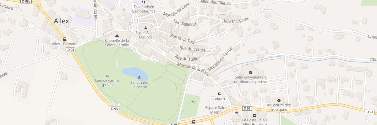 Plan du 13 Rue du tuilier à Allex