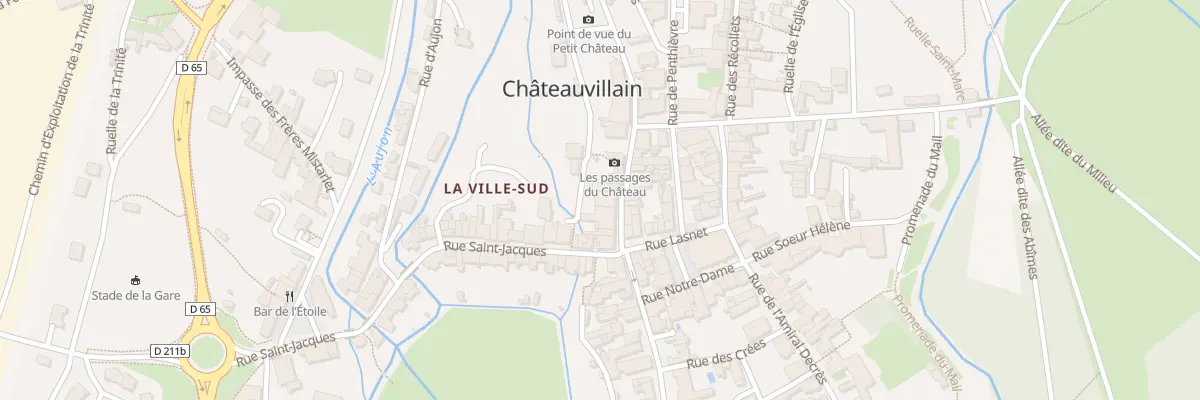Plan du 7 Rue du Duc de Vitry à Châteauvillain