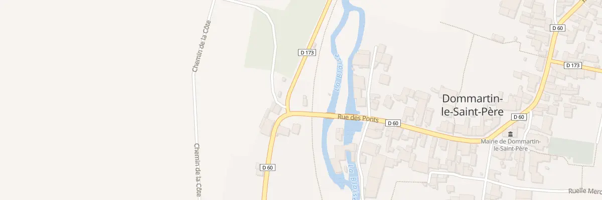 Plan du 26 Rue des Ponts à Dommartin-le-Saint-Père