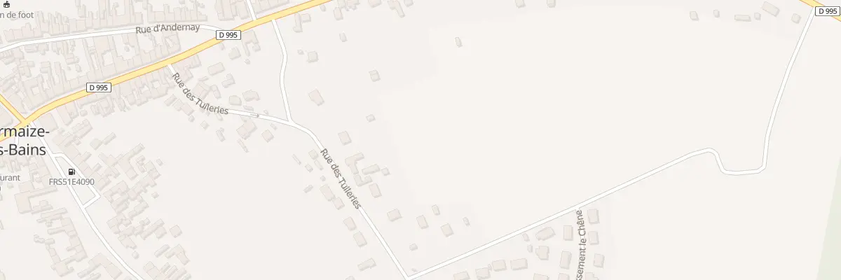 Plan du 19 Rue des Tuileries à Sermaize-les-Bains