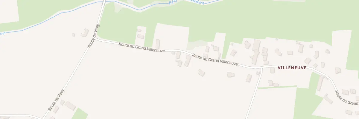 Plan du 145 Rte du Grand Villeneuve à Gergy