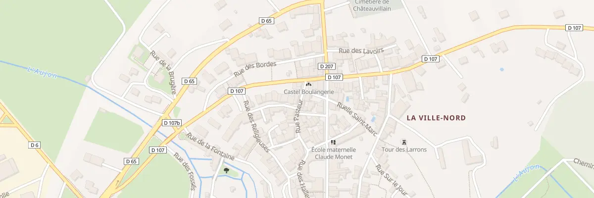 Plan du 4 Rue Pasteur à Châteauvillain