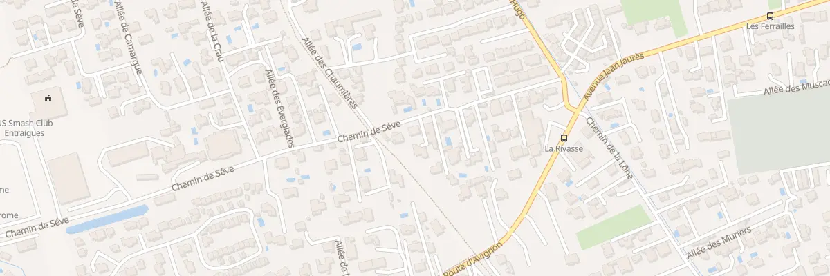Plan du 245 Che de Seve à Entraigues-sur-la-Sorgue