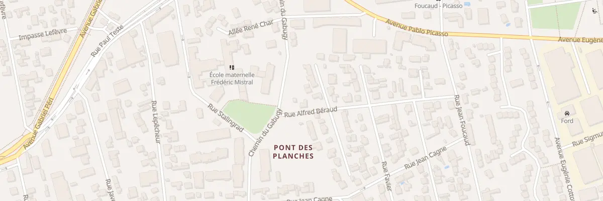 Plan du 3 Rue Alfred Béraud à Vaulx-en-Velin