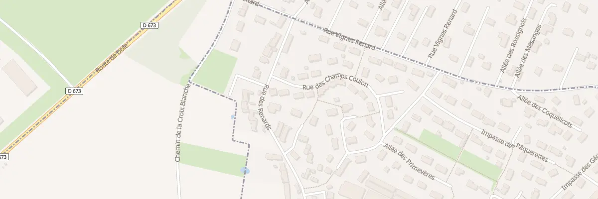 Plan du 6 Rue des Champs Coulon à Oslon