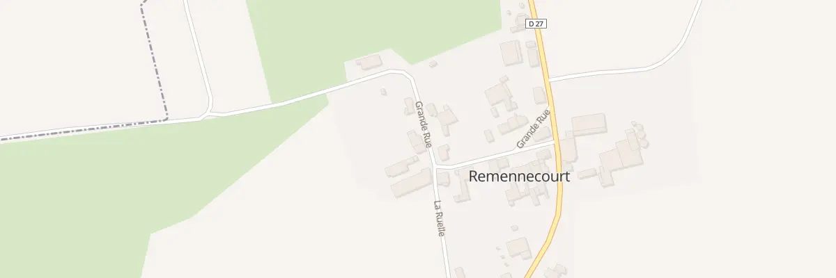 Plan du 15 Gr Grande Rue à Remennecourt