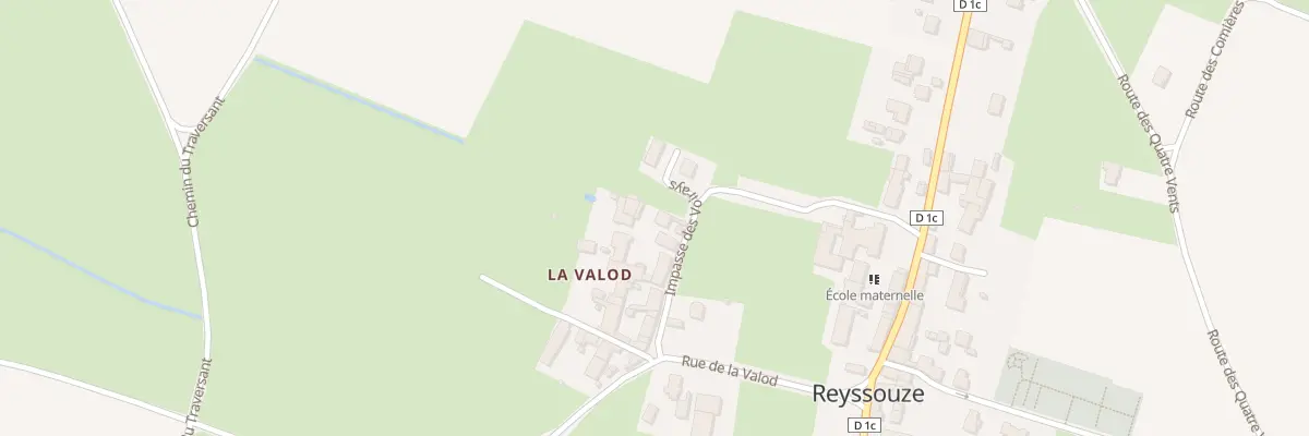 Plan du 91 Imp des Voirays à Reyssouze