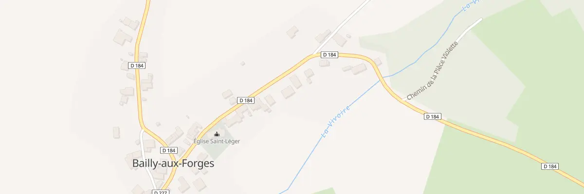 Plan du 12 Rue de l’Eglise à Bailly-aux-Forges