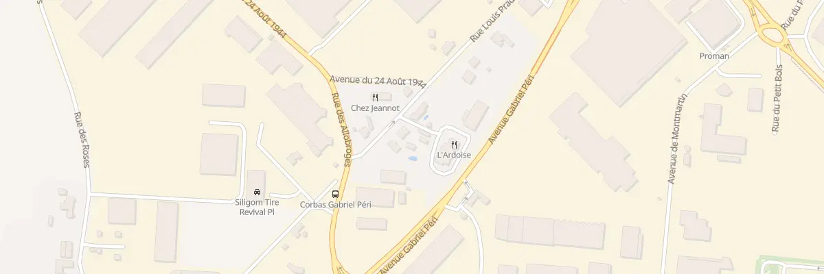 Plan du 80 Rue Louis Pradel à Corbas