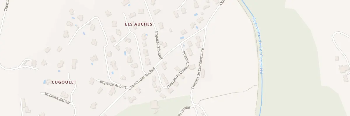 Plan du 135A Che des Auches à Grane
