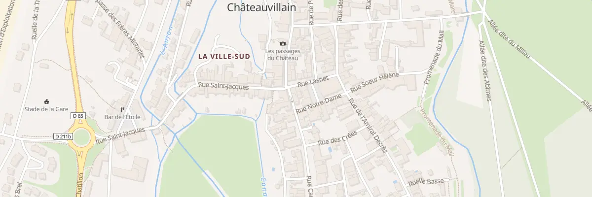 Plan du 1B Rue Carnot à Châteauvillain