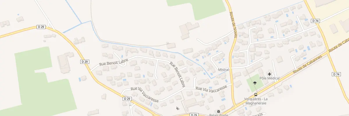 Plan du 5092 Lot La Source à Verquières