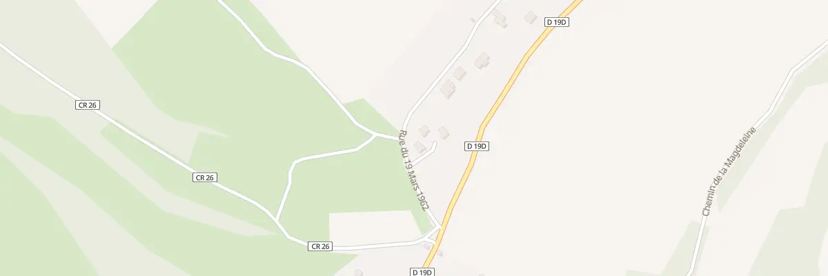 Plan du 6 Rue du 19 Mars 1962 à Salives