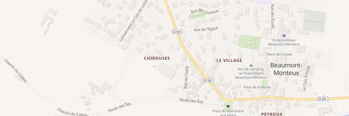 Plan du 4B Rue de l’Isère à Beaumont-Monteux