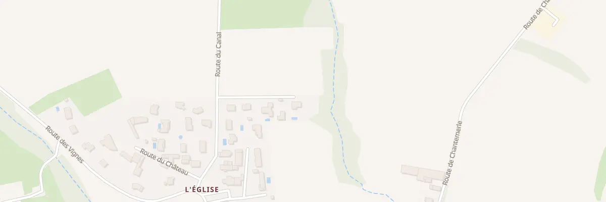 Plan du 5004 Rte du Canal à Serpaize