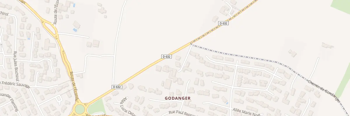 Plan du 6B Rte de Godanger à Bourg-lès-Valence