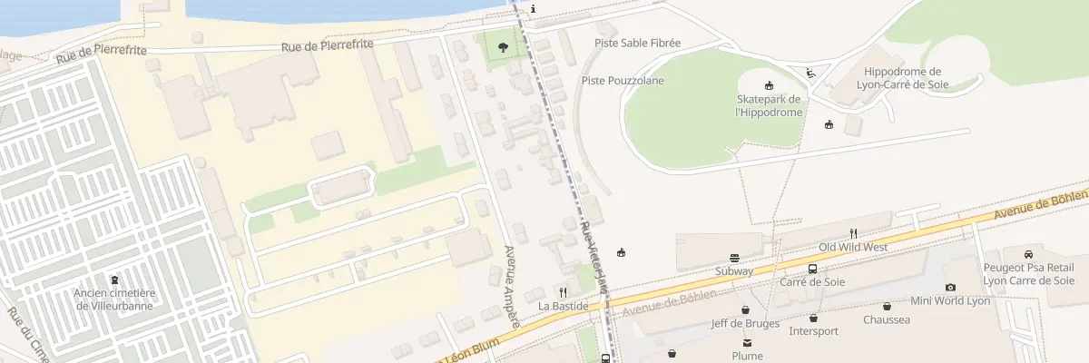 Plan du 18 Rue Victor Jara à Villeurbanne