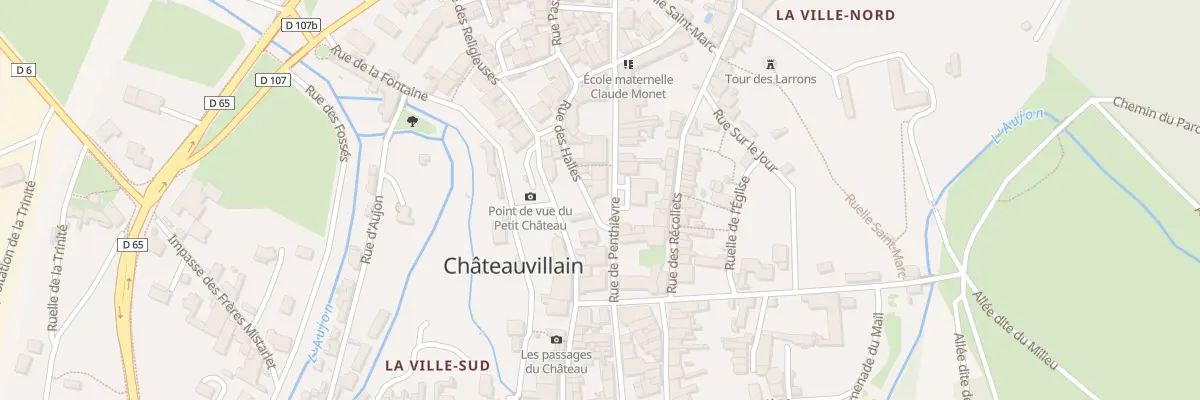 Plan du 2 Rue des Halles à Châteauvillain