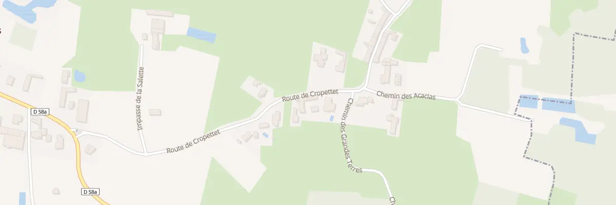 Plan du 5387 Cropettet à Manziat