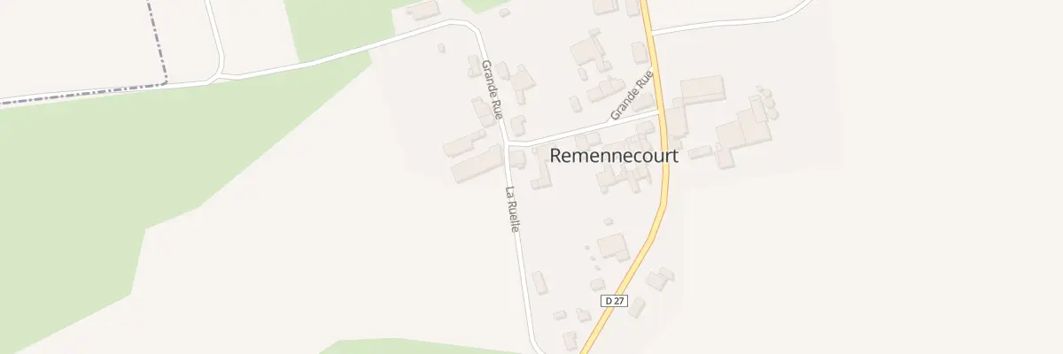 Plan du 11 Gr Grande Rue à Remennecourt