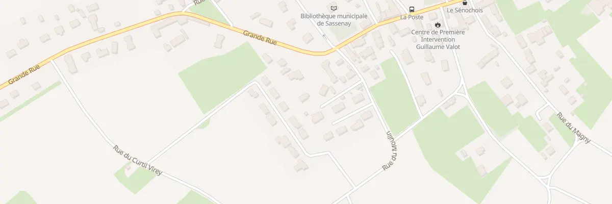 Plan du 6 Rue du Moulin à Sassenay