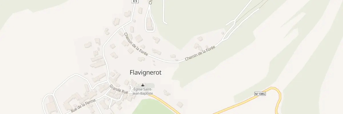 Plan du 9 Che de la Forée à Flavignerot