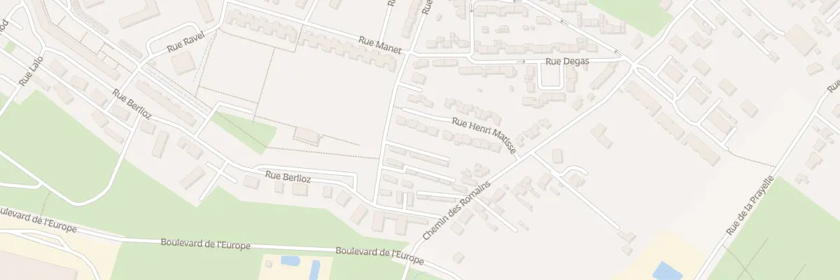 Plan du 16 Rue Henri Matisse à Sedan