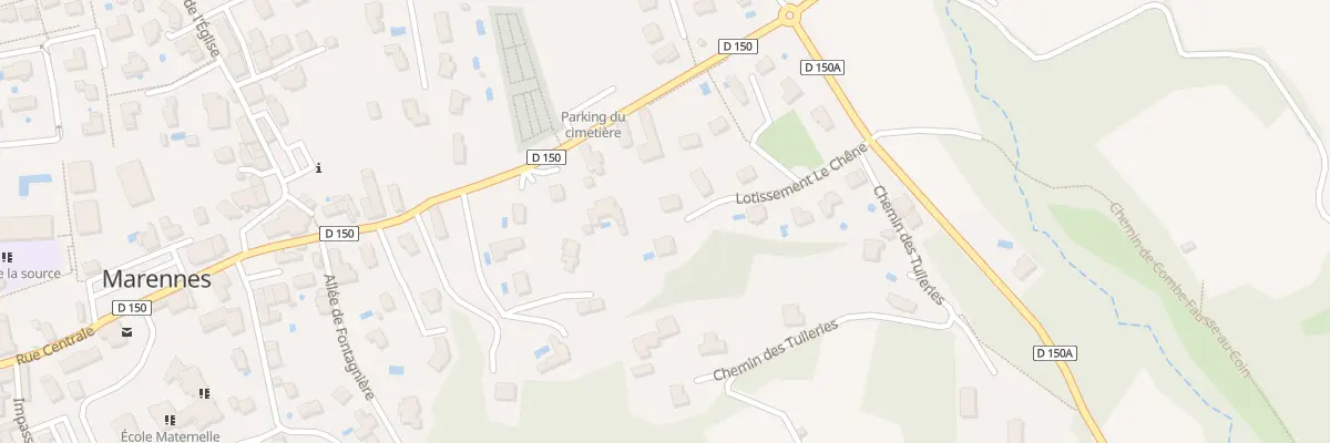 Plan du 100 Rte de Villette à Marennes