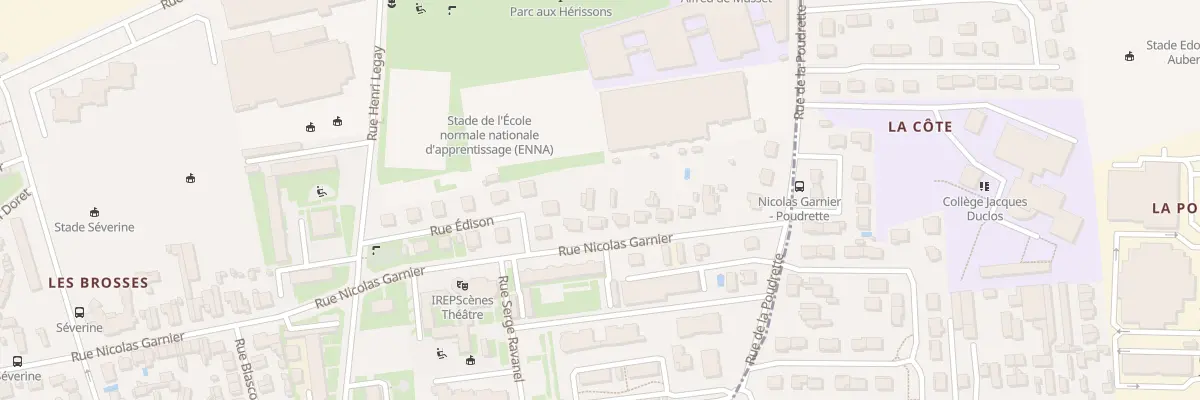 Plan du 103 Rue Nicolas Garnier à Villeurbanne
