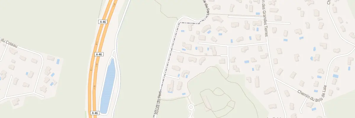 Plan du 27 Rte du Fort à Neyron
