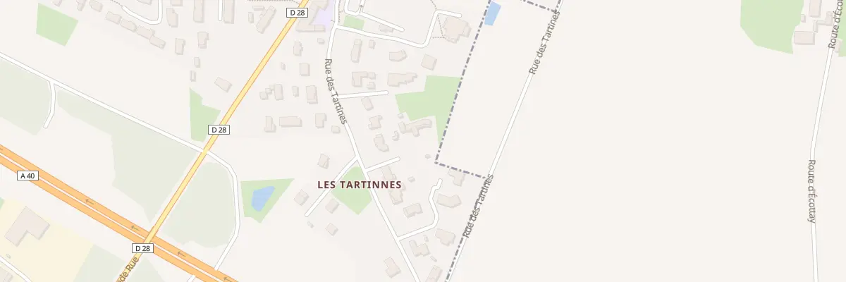 Plan du 245 Rue des Tartines à Saint-André-de-Bâgé