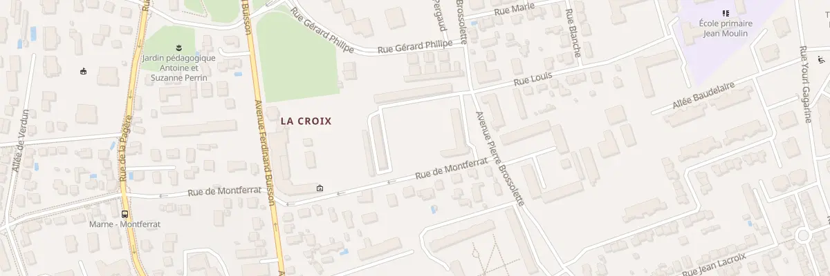 Plan du 29 Rue de Montferrat à Bron