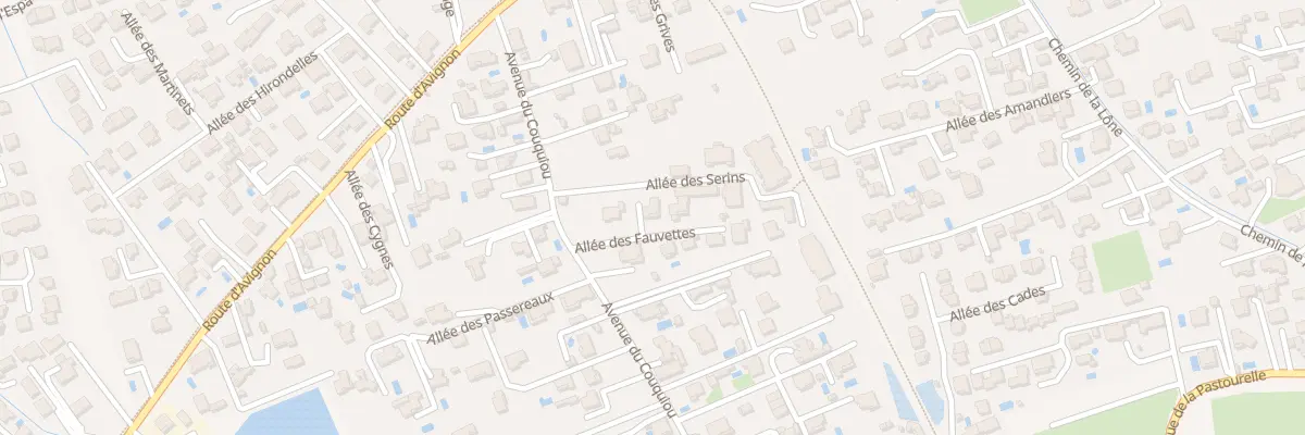 Plan du 63 All des Fauvettes à Entraigues-sur-la-Sorgue